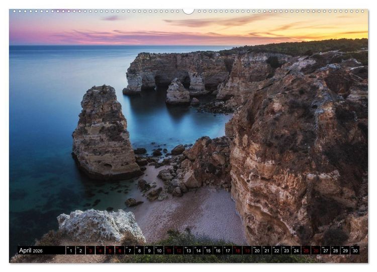 Produktbild: Portugal - Von Porto bis zur Algarve (Wandkalender 2026 DIN A2 quer), CALVENDO Monatskalender