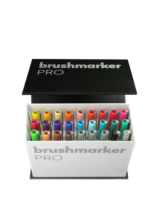 Produktbild: KARIN Marker Brushmarker PRO Mini Box, 26 Farben + 1 Blender