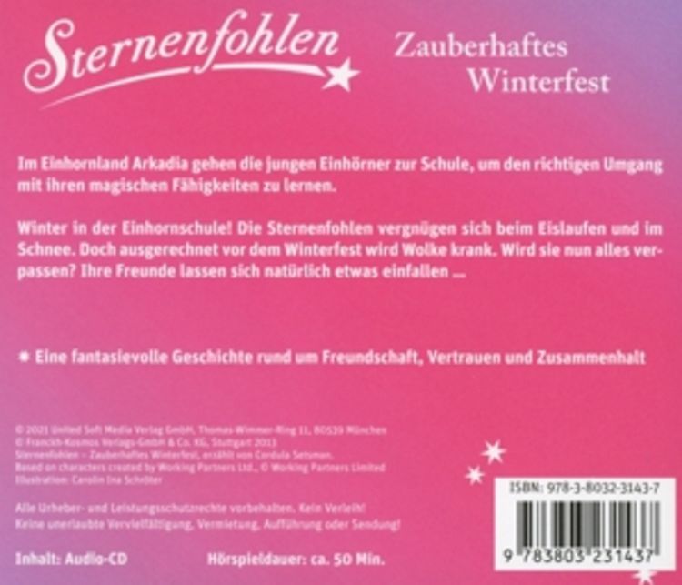 Produktbild: Sternenfohlen (Folge 23): Zauberhaftes Winterfest