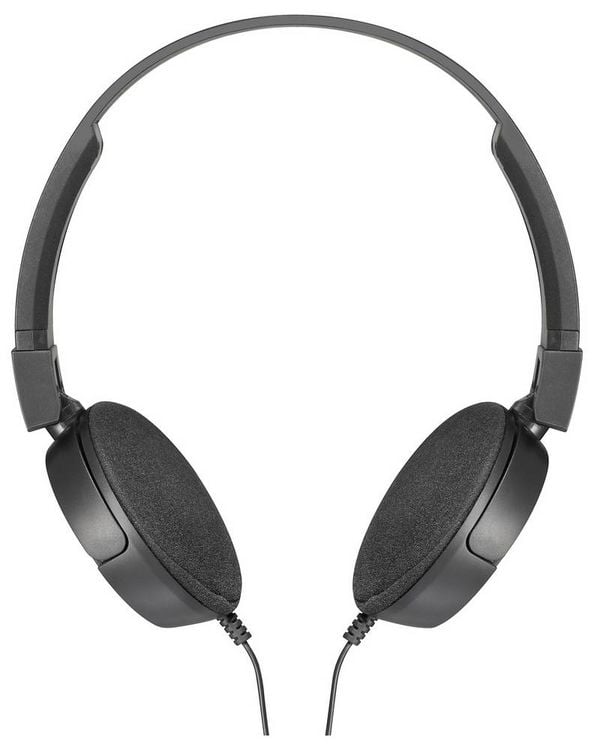 Produktbild: Renkforce RF-HS-130 On Ear Kopfh&ouml;rer kabelgebunden Stereo Schwarz Lautst&auml;rkeregelung