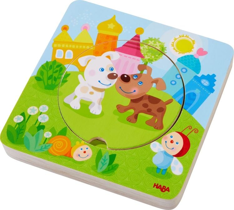 Bild vom Artikel HABA - Holzpuzzle Kunterbunte Tierkinder vom Autor 