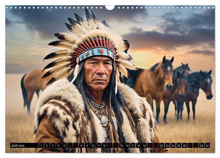 Produktbild: Im weiten Land der Indianer (Wandkalender 2026 DIN A3 quer), CALVENDO Monatskalender