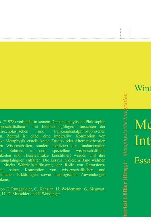 Produktbild: Metaphysische Integration