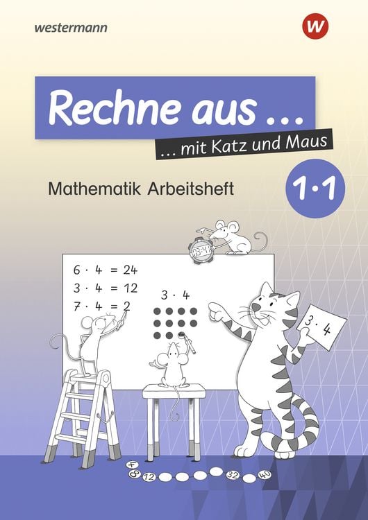 Produktbild: Rechne aus mit Katz und Maus - Mathematik Arbeitshefte Ausgabe 2018