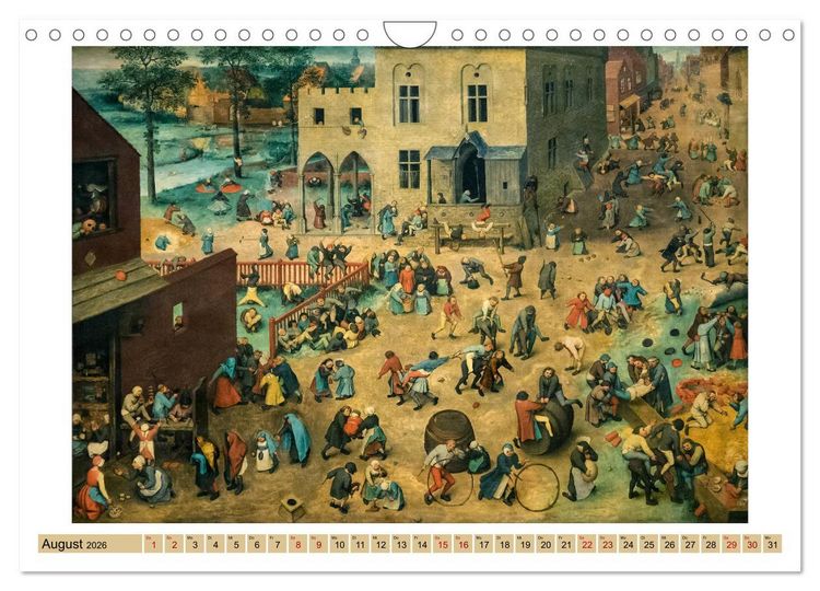 Produktbild: Pieter Bruegel d.&Auml;. (Wandkalender 2026 DIN A4 quer), CALVENDO Monatskalender