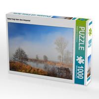 Produktbild: CALVENDO Puzzle Nebel liegt &uuml;ber dem Ampertal 1000 Teile Lege-Gr&ouml;&szlig;e 64 x 48 cm Foto-Puzzle Bild von Brigitte Dr. Deus-Neumann