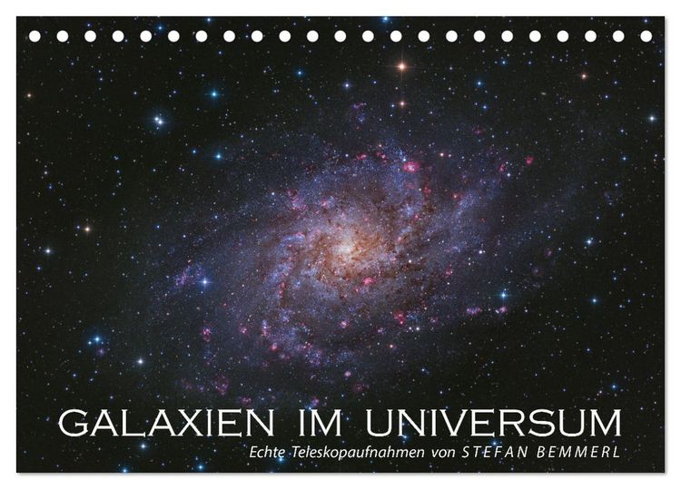 Produktbild: Galaxien im Universum (Tischkalender 2026 DIN A5 quer), CALVENDO Monatskalender
