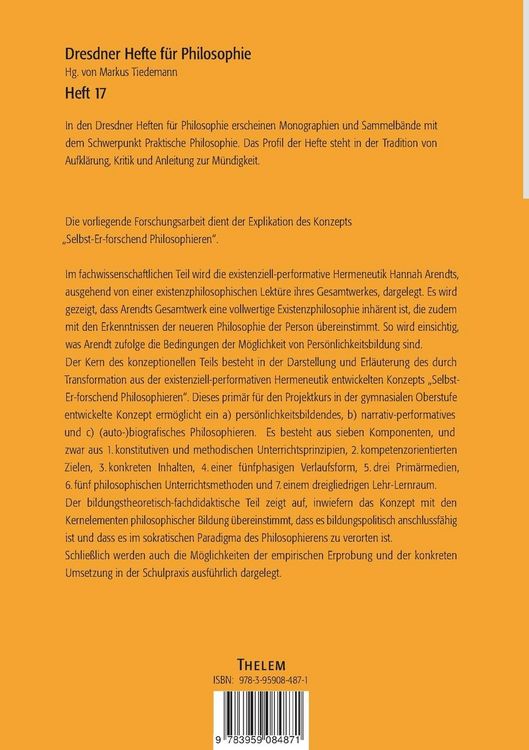 Produktbild: Selbst-Er-forschend Philosophieren