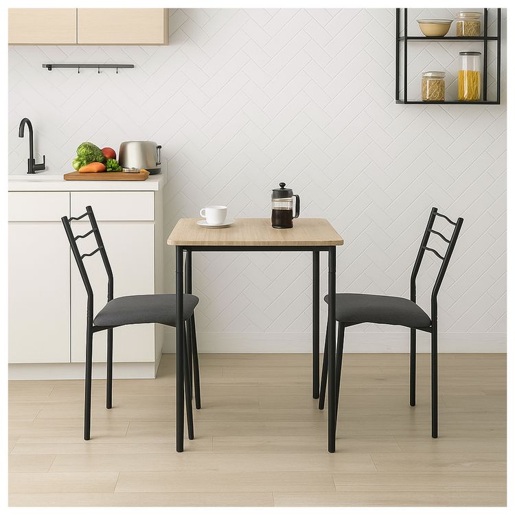Produktbild: HTI-Living Essgruppe Thora 3-teilig Tischplatte San Remo