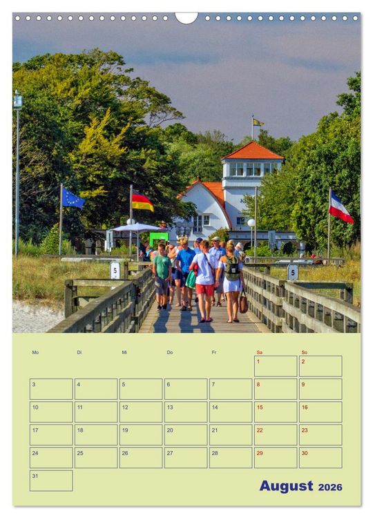 Produktbild: Sehnsuchtsort Ostseebad Boltenhagen (Wandkalender 2026 DIN A3 hoch), CALVENDO Monatskalender