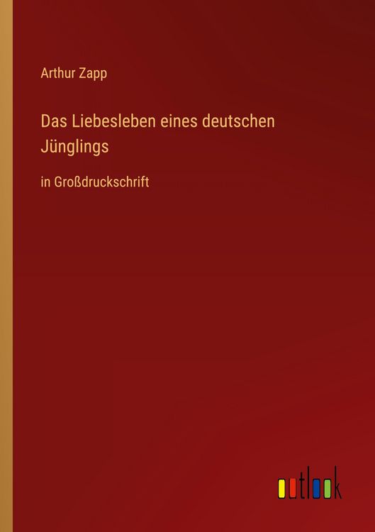 Produktbild: Das Liebesleben eines deutschen J&uuml;nglings