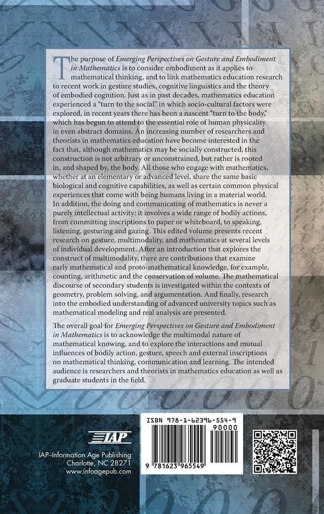Produktbild: Emerging Perspectives on Gesture and Embodiment in Mathematics (Hc)