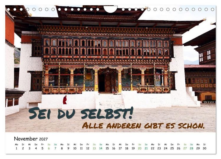 Produktbild: Fernwehabenteurer Asien - 12 Motivierende Gedanken von unterwegs (Wandkalender 2027 DIN A4 quer), CALVENDO Monatskalender