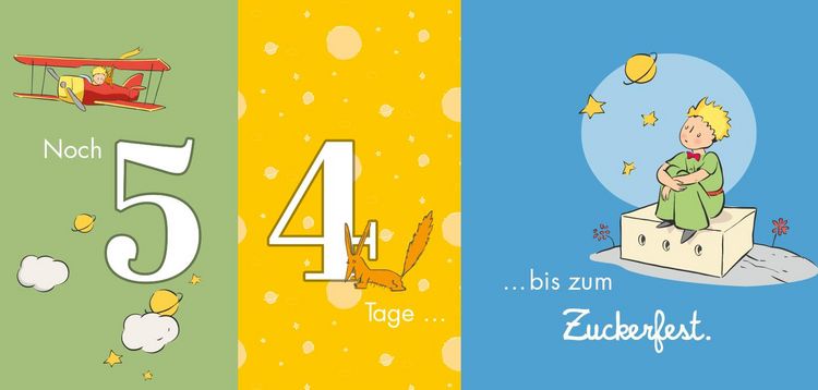 Produktbild: Der Kleine Prinz. Wie lange noch? Dein Countdown f&uuml;r besondere Anl&auml;sse