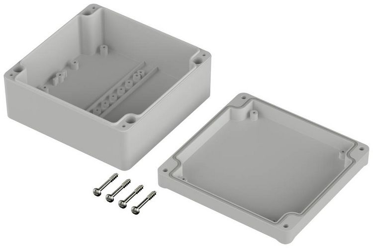 Produktbild: Bopla EUROMAS ET 217 63217000 Industrie-Geh&auml;use 122 x 120 x 57 ABS Lichtgrau (RAL 7035) 1 St.