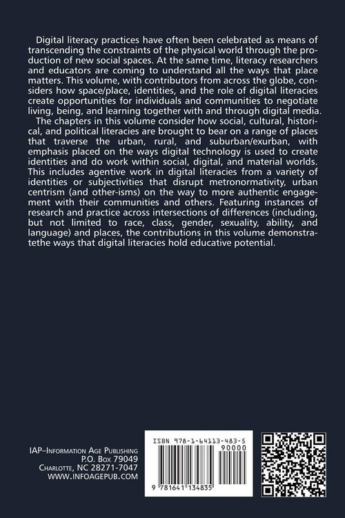 Produktbild: Negotiating Place and Space Through Digital Literacies