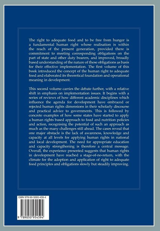Produktbild: Food and Human Rights in Development - volume II
