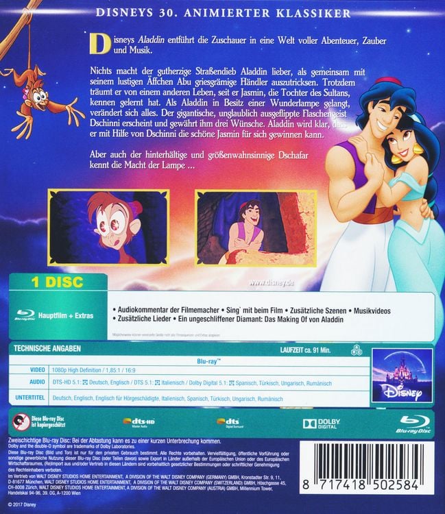 Produktbild: Aladdin - Disney Classics 30
