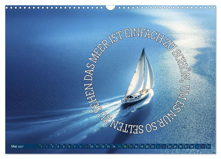 Produktbild: Segeln - mit einem Augenzwinkern (Wandkalender 2027 DIN A3 quer), CALVENDO Monatskalender