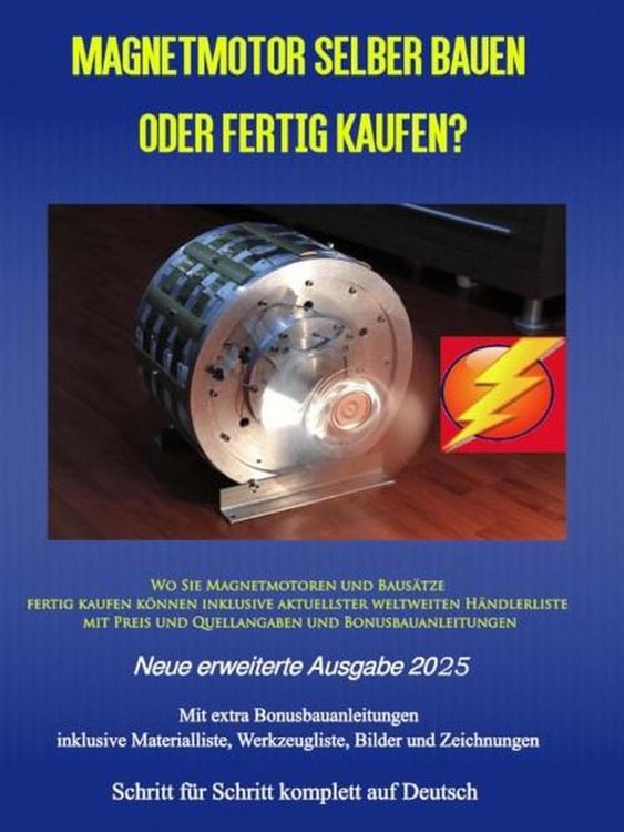 Produktbild: Magnetmotor selber bauen oder fertig kaufen? Ausgabe 2025