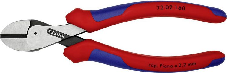 Produktbild: Knipex X-Cut 73 02 160 Werkstatt Seitenschneider mit Facette 160mm