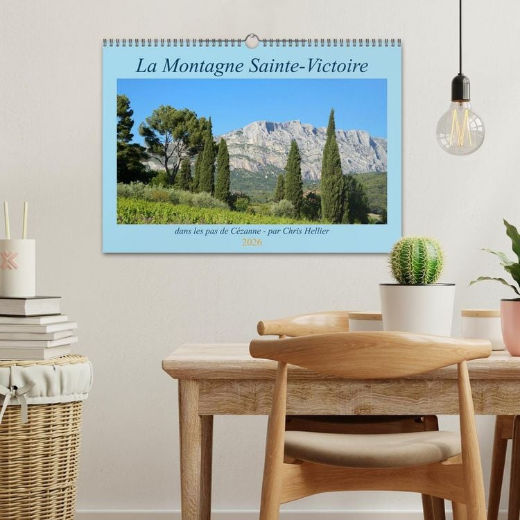 Produktbild: La Montagne Sainte-Victoire &ndash; dans les pas de C&eacute;zanne (Calendrier mural 2026 DIN A3 vertical), CALVENDO calendrier mensuel