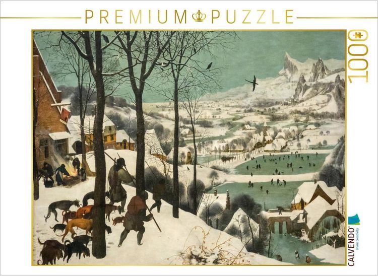Produktbild: CALVENDO Puzzle J&auml;ger im Schnee (Winter) - 1565 | 1000 Teile Lege-Gr&ouml;&szlig;e 64x48cm Foto-Puzzle f&uuml;r gl&uuml;ckliche Stunden