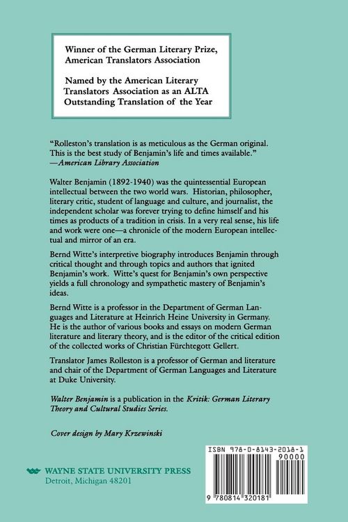 Produktbild: Walter Benjamin