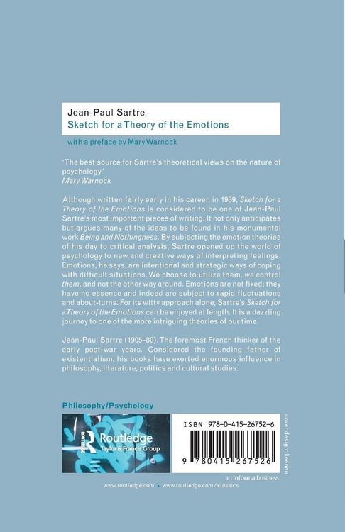 Produktbild: Sketch for a Theory of the Emotions