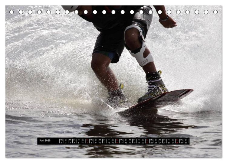 Produktbild: Wakeboarding (Tischkalender 2026 DIN A5 quer), CALVENDO Monatskalender
