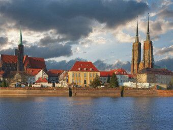 Produktbild: CALVENDO Puzzle Dominsel Breslau | 1000 Teile Lege-Gr&ouml;&szlig;e 64x48cm Foto-Puzzle f&uuml;r gl&uuml;ckliche Stunden