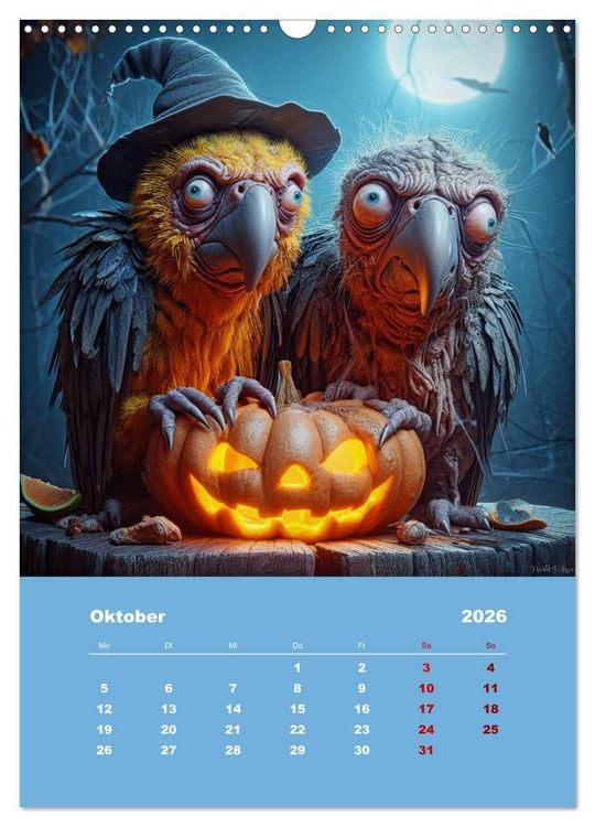 Produktbild: Waldo und Stefler (Wandkalender 2026 DIN A3 hoch), CALVENDO Monatskalender