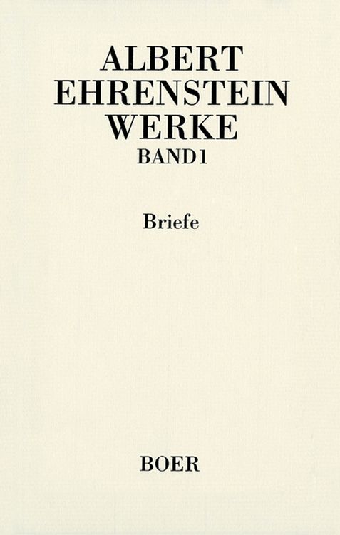 Produktbild: Werke I: Briefe