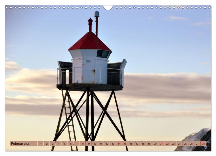 Produktbild: Hurtigruten - Unterwegs mit dem Postschiff (Wandkalender 2026 DIN A3 quer), CALVENDO Monatskalender