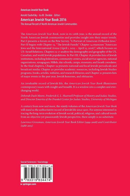 Produktbild: American Jewish Year Book 2016