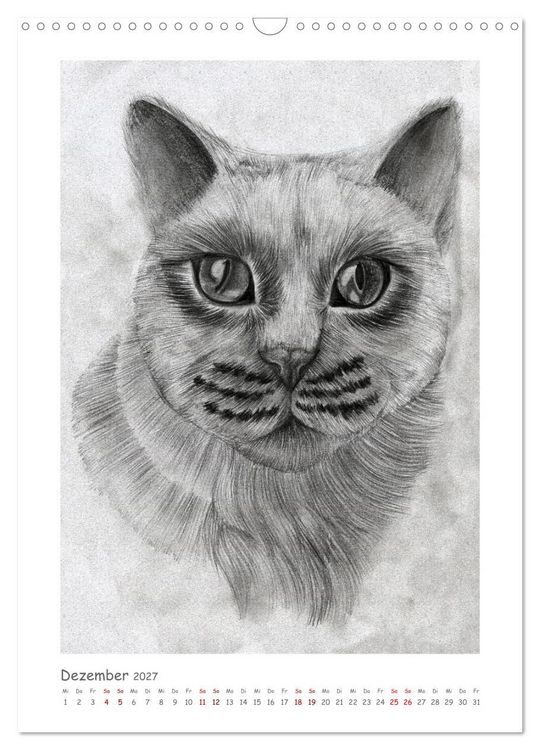 Produktbild: Die Sprache der Augen: Die Seele von Hund und Katze in handgemalten Portr&auml;ts (Wandkalender 2027 DIN A3 hoch), CALVENDO Monatskalender
