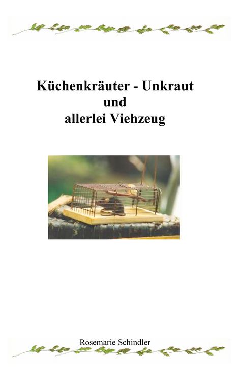 Produktbild: K&uuml;chenkr&auml;uter - Unkraut und allerlei Viehzeug