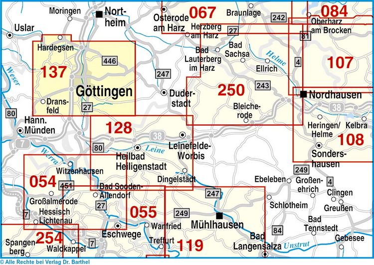 Produktbild: Radwander- und Wanderkarte G&ouml;ttingen und Umgebung