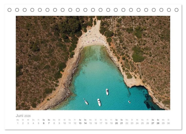 Produktbild: Mallorca - Natur pur (Tischkalender 2026 DIN A5 quer), CALVENDO Monatskalender