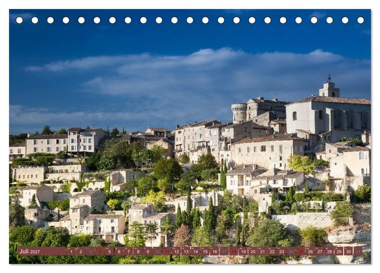 Produktbild: Frankreich. Ein Streifzug durch die D&ouml;rfer der franz&ouml;sischen Provence (Tischkalender 2027 DIN A5 quer), CALVENDO Monatskalender
