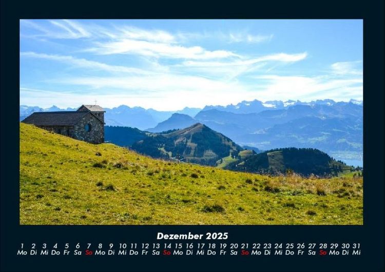 Produktbild: Bergige Welten 2025 Fotokalender DIN A4