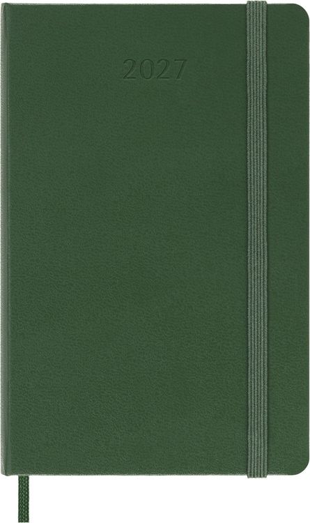 Produktbild: Moleskine 12 Monate Tageskalender 2027, Pocket/A6, 1 Tag = 1 Seite, Fester Einband, Myrtengr&uuml;n