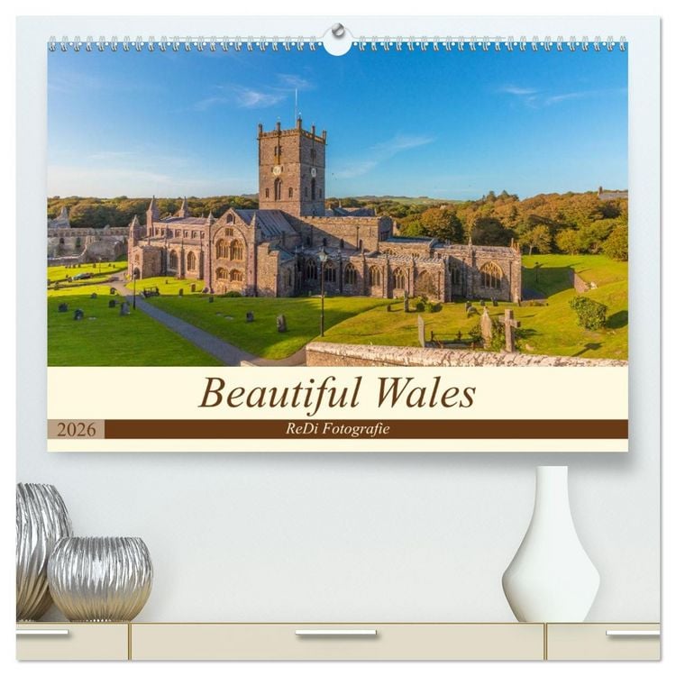 Produktbild: Beautiful Wales (High Quality Premium Wall Calendar 2026 DIN A2 landscape),CALVENDO 12 Month Wall Calendar