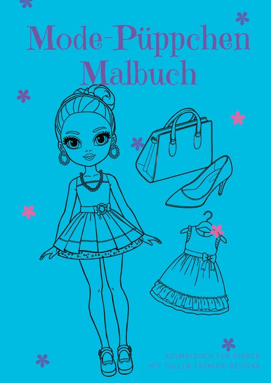 Produktbild: Malbuch das Modep&uuml;ppchen f&uuml;r die Gr&ouml;&szlig;eren und Erwachsene