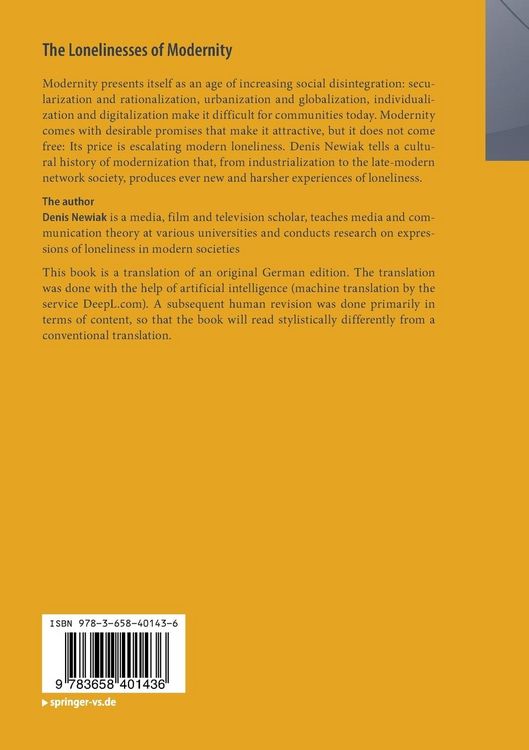 Produktbild: The Lonelinesses of Modernity
