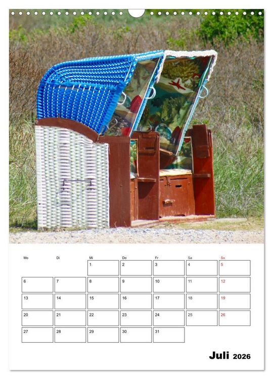 Produktbild: Einzigartige Insel Helgoland (Wandkalender 2026 DIN A3 hoch), CALVENDO Monatskalender