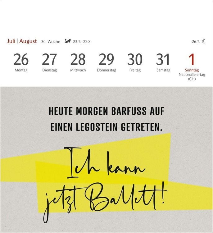 Produktbild: Typo-Spr&uuml;che-Kalender Postkartenkalender 2027 - Wochenkalender mit 53 Postkarten
