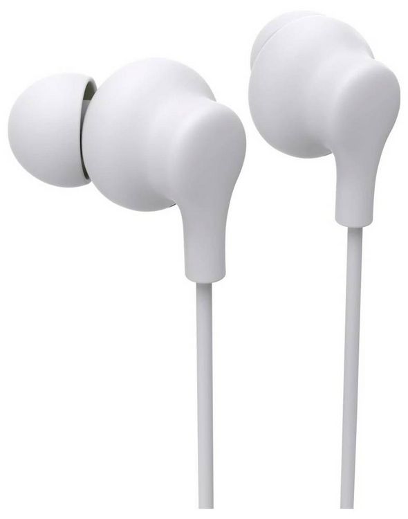 Produktbild: Hama Curly In Ear Kopfh&ouml;rer kabelgebunden Wei&szlig; Lautst&auml;rkeregelung Telefon