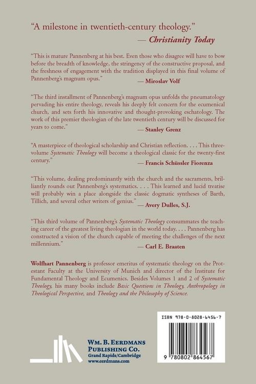 Produktbild: Systematic Theology, Volume 3