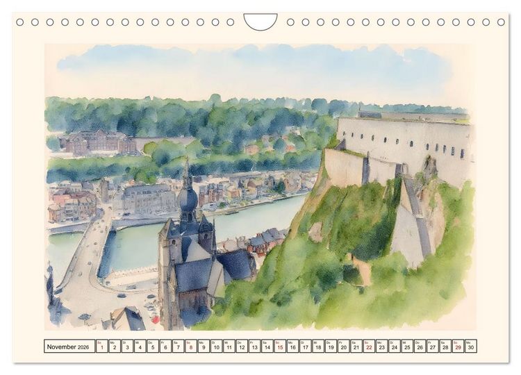 Produktbild: Belgien - absolut sehenswert (Wandkalender 2026 DIN A4 quer), CALVENDO Monatskalender